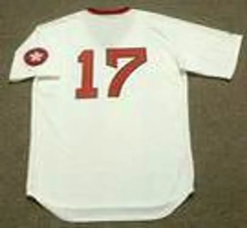 CECIL COOPER Boston Red Sox 1975 Majestic Cooperstown Throwback Baseball Jersey 