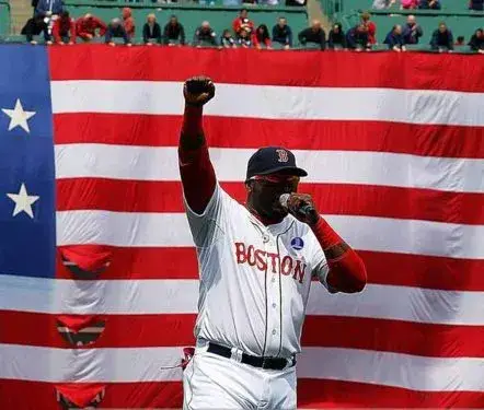 DAVID ORTIZ Boston “Strong” Red Sox 2013 Home Majestic Throwback Baseball Jersey 