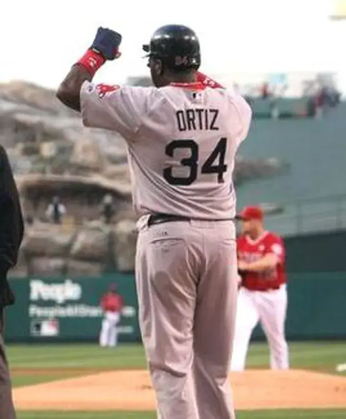 DAVID ORTIZ Boston Red Sox 2010 Majestic AUTHENTIC Throwback Baseball Jersey 