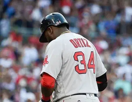 DAVID ORTIZ Boston Red Sox 2016 Away Majestic Throwback Baseball Jersey 