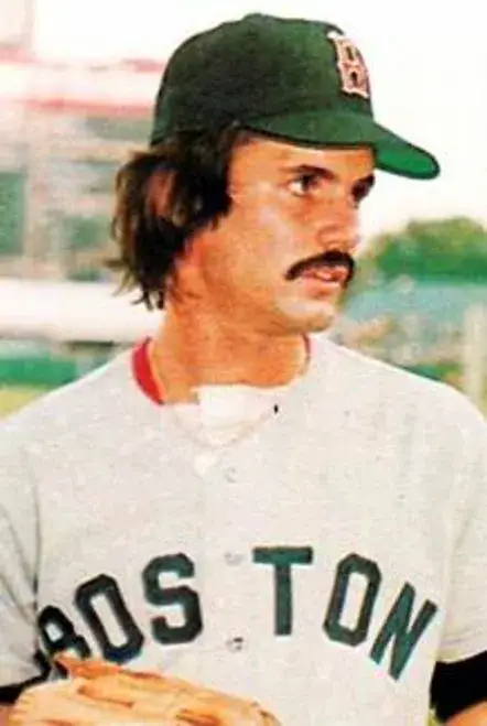 DENNIS ECKERSLEY Boston Red Sox 1982 Majestic Cooperstown Throwback Away Jersey 