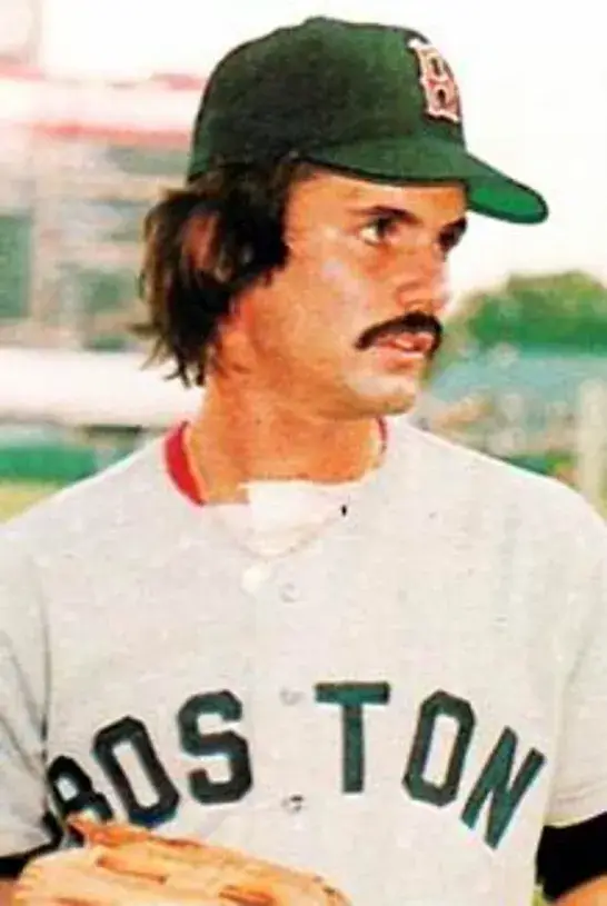 DENNIS ECKERSLEY Boston Red Sox 1982 Majestic Cooperstown Throwback Away Jersey 