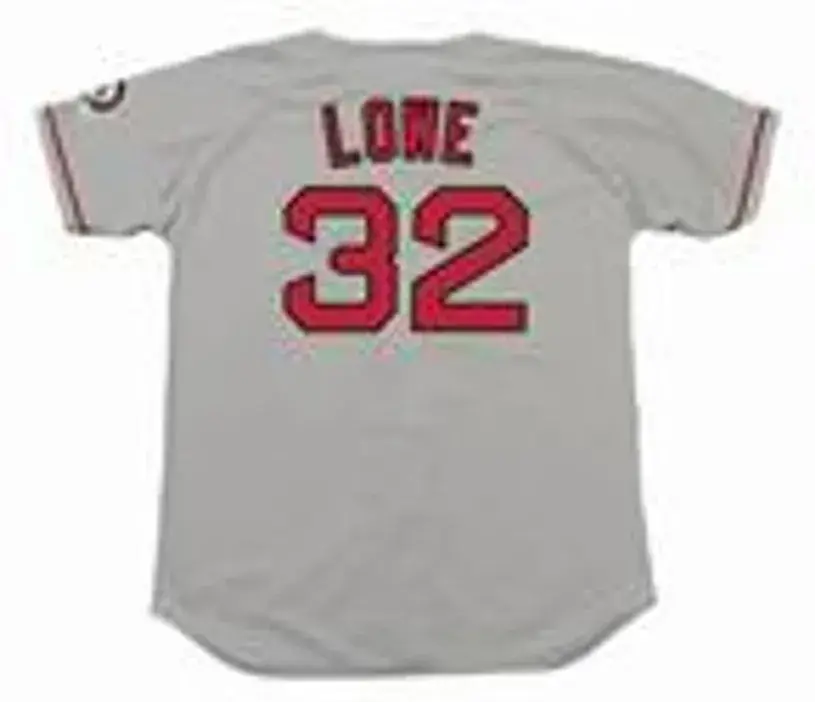 DEREK LOWE Boston Red Sox 2004 Majestic Throwback Away Baseball Jersey 