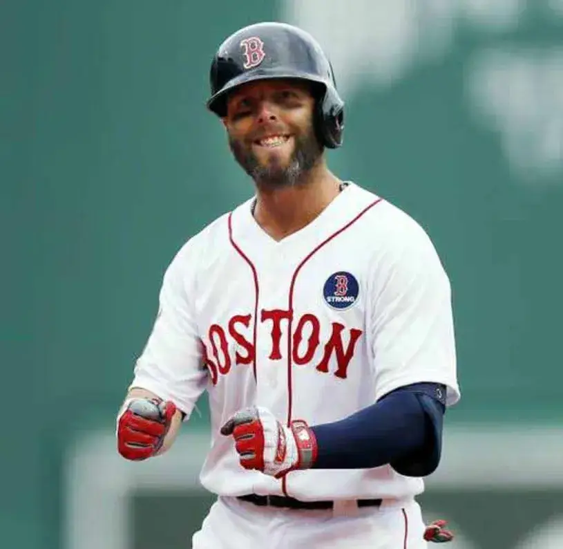 DUSTIN PEDROIA Boston “Strong” Red Sox 2013 Home Majestic Throwback Baseball Jersey 