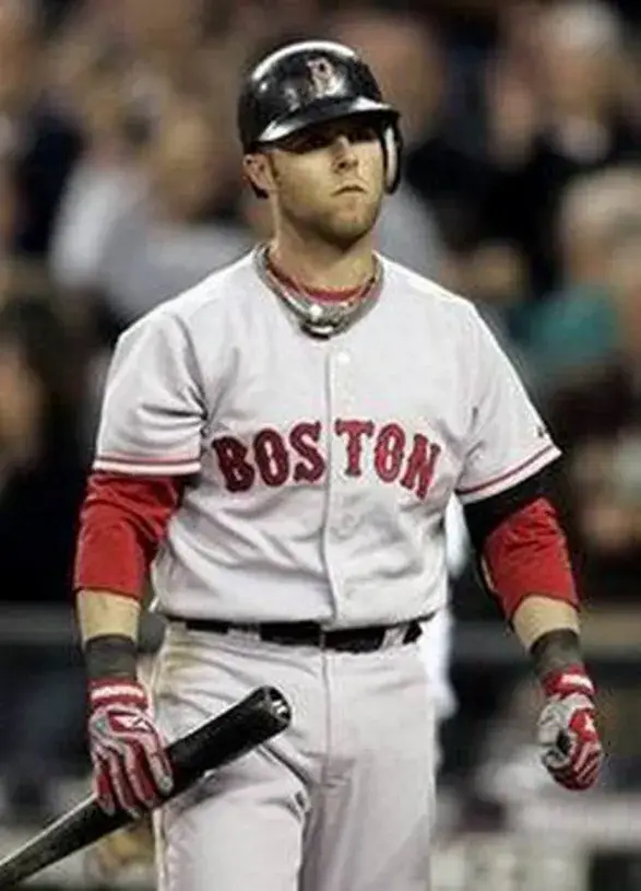 DUSTIN PEDROIA Boston Red Sox 2008 Majestic Throwback Away Baseball Jersey 