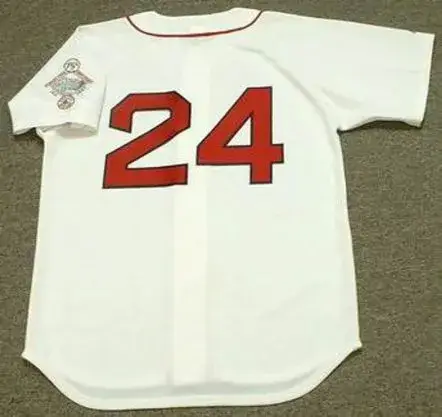 DWIGHT EVANS Boston Red Sox 1987 Majestic Throwback Home Baseball Jersey 