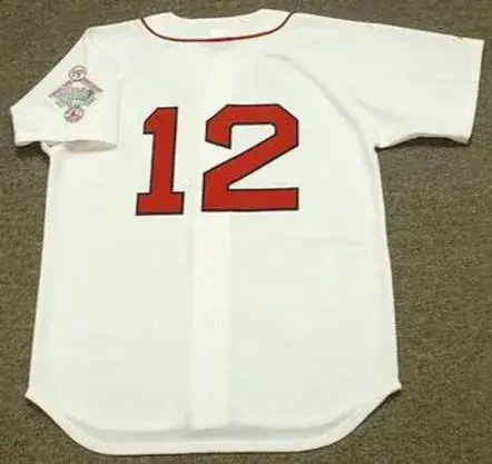 ELLIS BURKS Boston Red Sox 1987 Majestic Throwback Home Baseball Jersey 