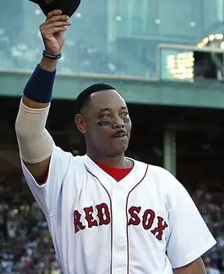ELLIS BURKS Boston Red Sox 1987 Majestic Throwback Home Baseball Jersey 