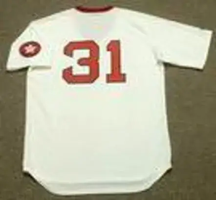 FERGUSON JENKINS Boston Red Sox 1970’s Majestic Cooperstown Throwback Jersey 