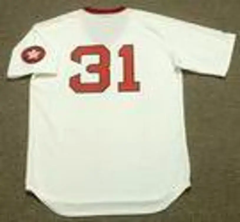 FERGUSON JENKINS Boston Red Sox 1970’s Majestic Cooperstown Throwback Jersey 