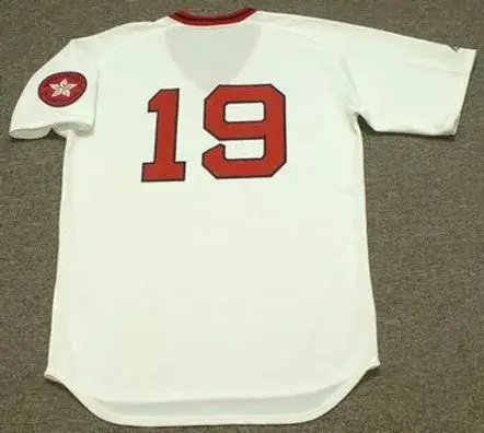 FRED LYNN Boston Red Sox 1975 Majestic Cooperstown Home Throwback Baseball Jersey 