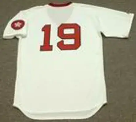 FRED LYNN Boston Red Sox 1975 Majestic Cooperstown Home Throwback Baseball Jersey 