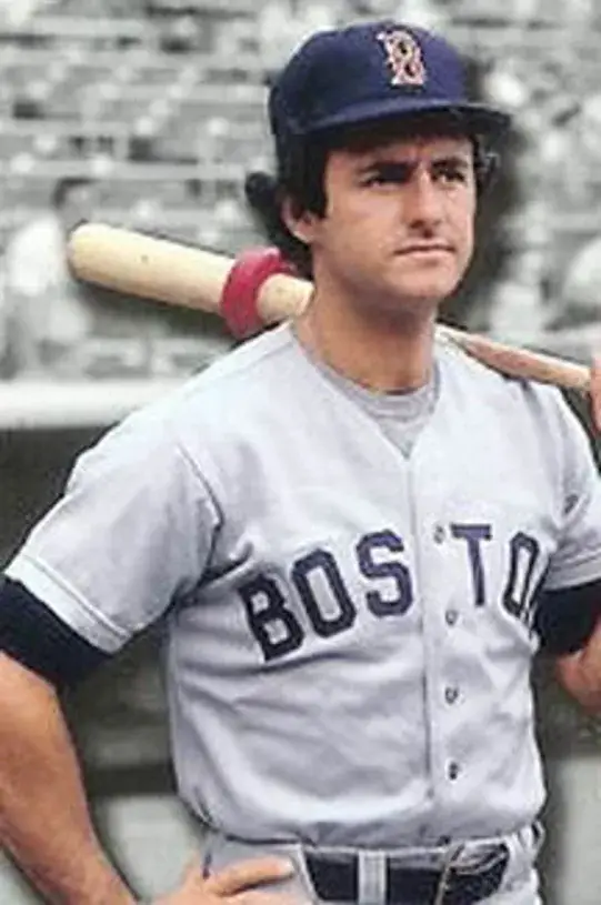 FRED LYNN Boston Red Sox 1979 Majestic Cooperstown Throwback Away Jersey 