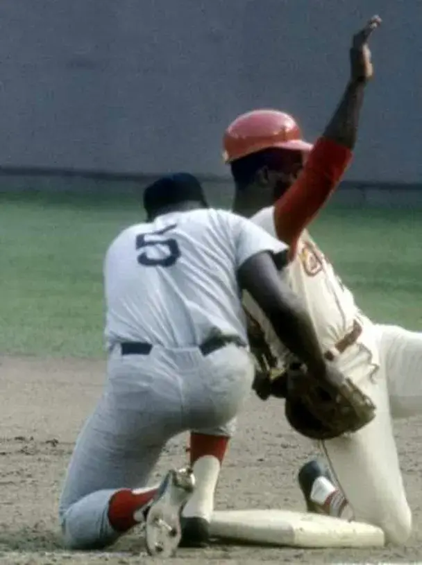 GEORGE SCOTT Boston Red Sox 1967 Away Majestic Throwback Baseball Jersey 