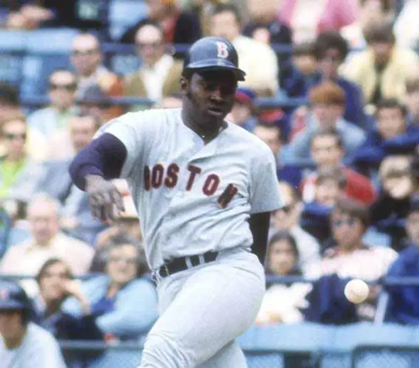 GEORGE SCOTT Boston Red Sox 1969 Away Majestic Throwback Baseball Jersey 