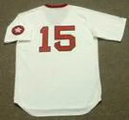 GEORGE SCOTT Boston Red Sox 1970’s Majestic Cooperstown Throwback Baseball Jersey 