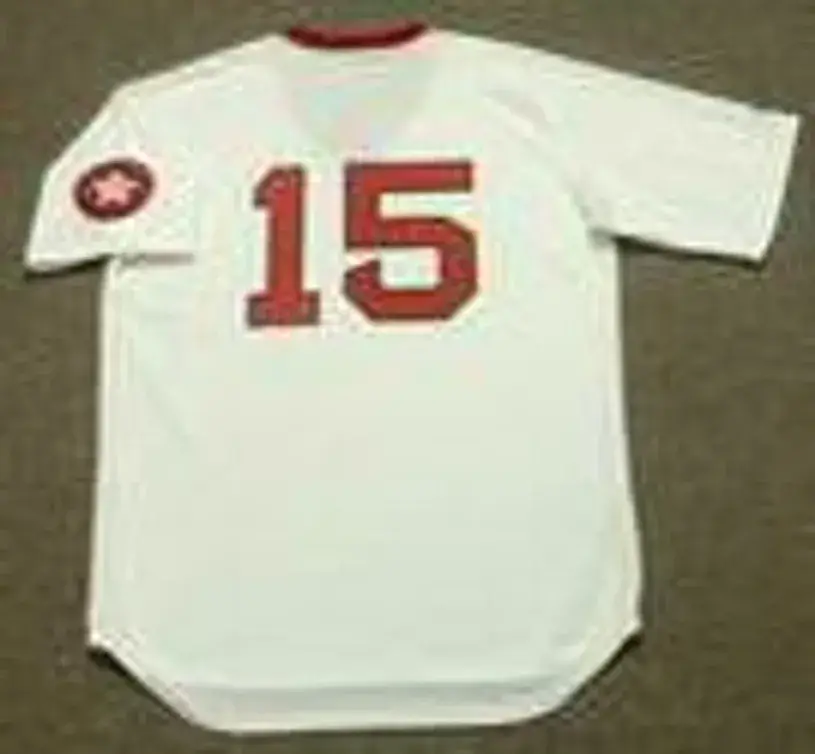 GEORGE SCOTT Boston Red Sox 1970’s Majestic Cooperstown Throwback Baseball Jersey 