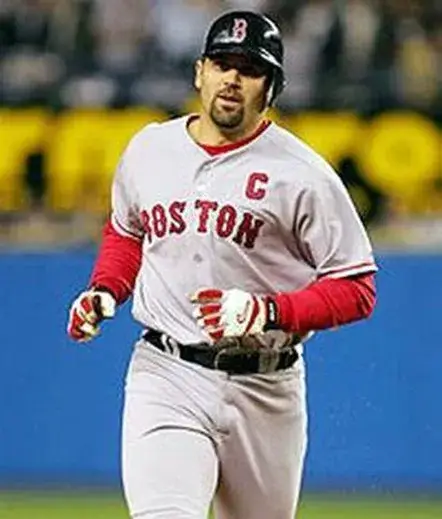 JASON VARITEK Boston Red Sox 2004 Majestic Throwback Away Baseball Jersey 