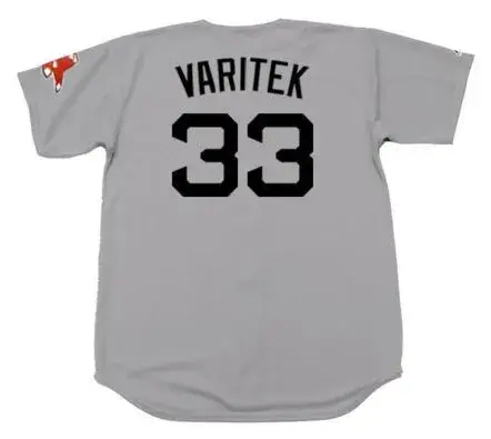JASON VARITEK Boston Red Sox 2009 Majestic Throwback Away Baseball Jersey 