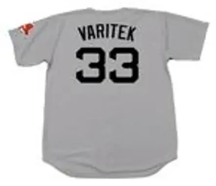 JASON VARITEK Boston Red Sox 2009 Majestic Throwback Away Baseball Jersey 