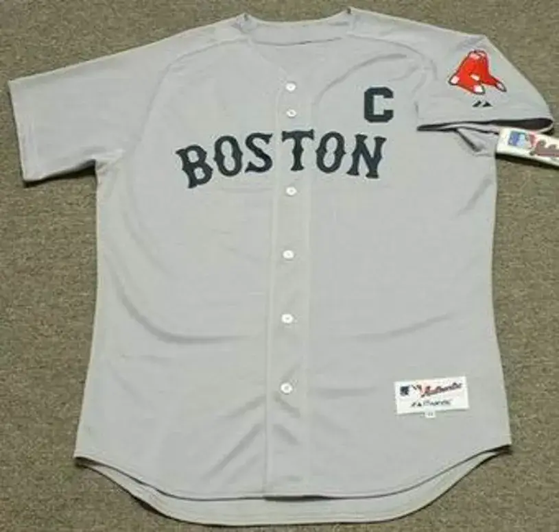 JASON VARITEK Boston Red Sox 2010 Majestic AUTHENTIC Away Baseball Jersey