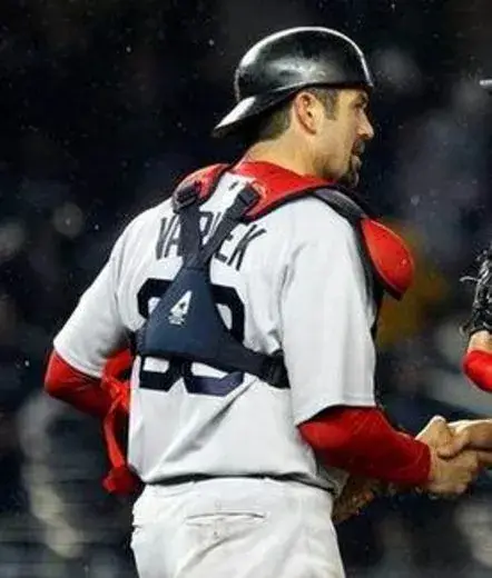 JASON VARITEK Boston Red Sox 2010 Majestic AUTHENTIC Away Baseball Jersey 