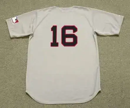 JIM LONBORG Boston Red Sox 1969 Away Majestic Throwback Baseball Jersey