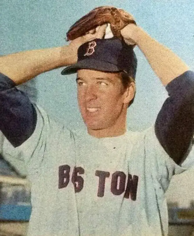 JIM LONBORG Boston Red Sox 1969 Away Majestic Throwback Baseball Jersey 