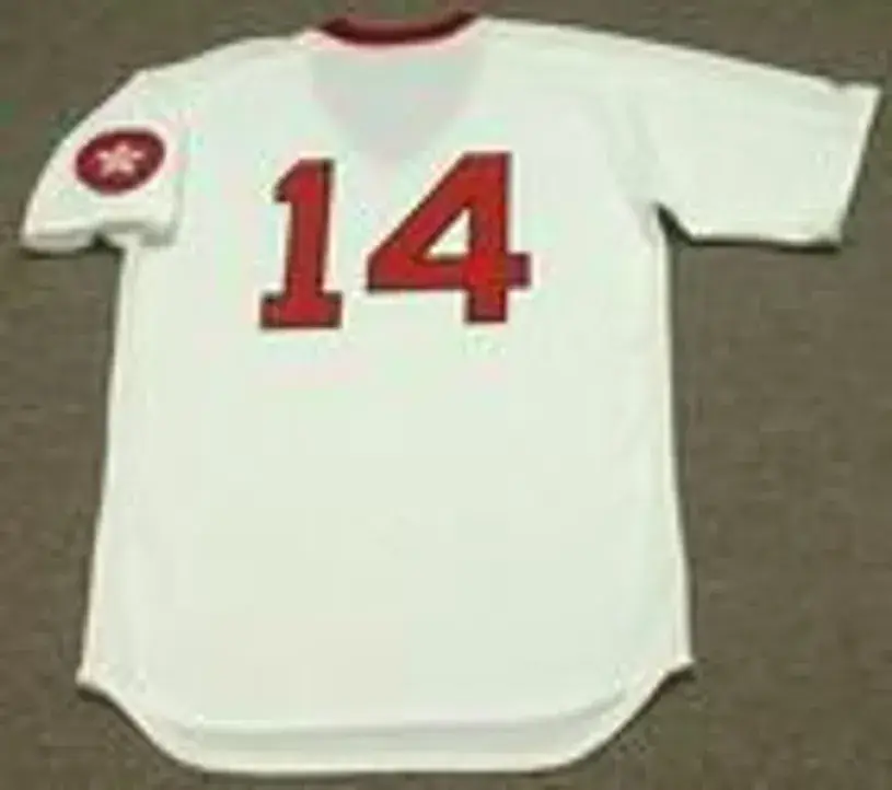 JIM RICE Boston Red Sox 1975 Majestic Cooperstown Home Throwback Baseball Jersey 