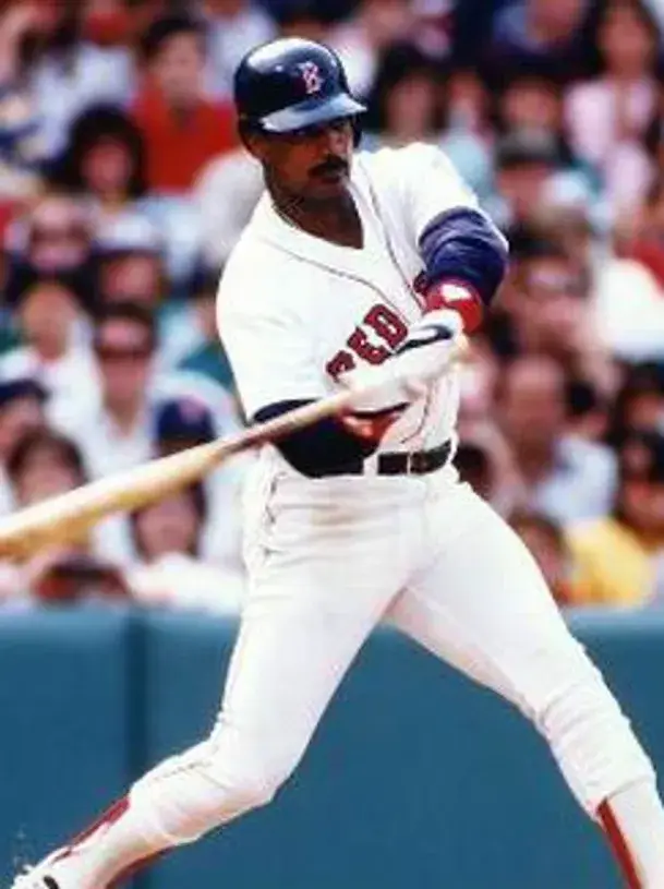 JIM RICE Boston Red Sox 1987 Majestic Throwback Home Baseball Jersey 