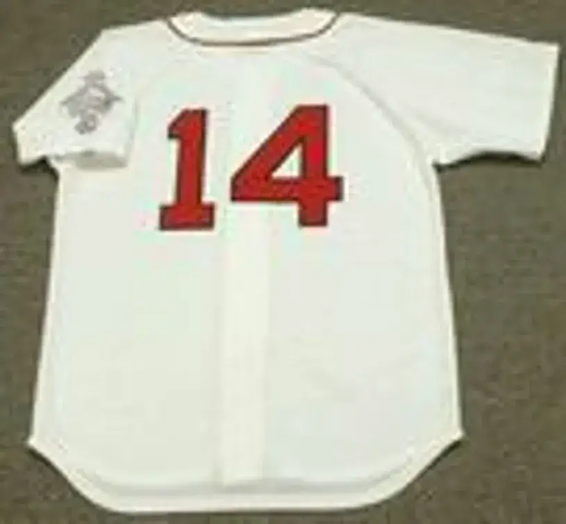 JIM RICE Boston Red Sox 1987 Majestic Throwback Home Baseball Jersey 