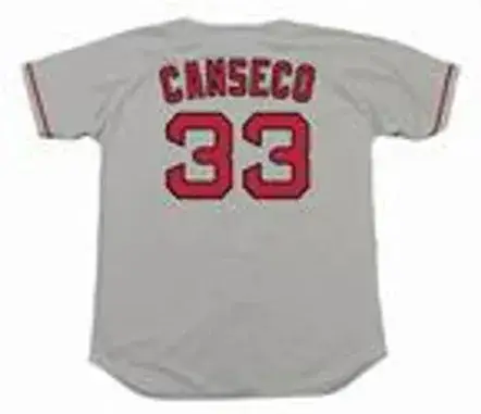 JOSE CANSECO Boston Red Sox 1995 Majestic Throwback Away Baseball Jersey 