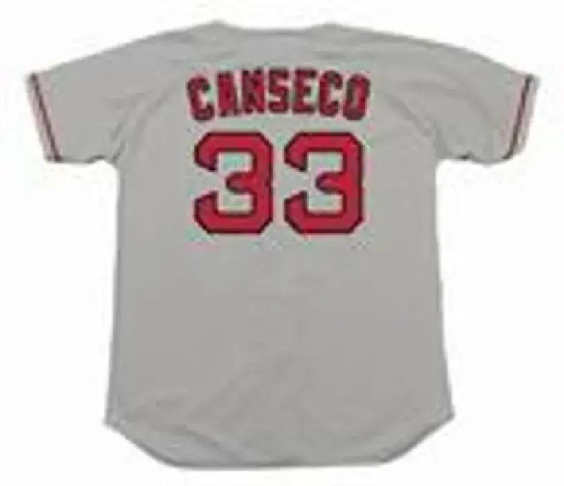 JOSE CANSECO Boston Red Sox 1995 Majestic Throwback Away Baseball Jersey 
