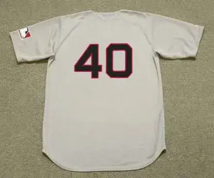 KEN HARRELSON Boston Red Sox 1969 Away Majestic Throwback Baseball Jersey