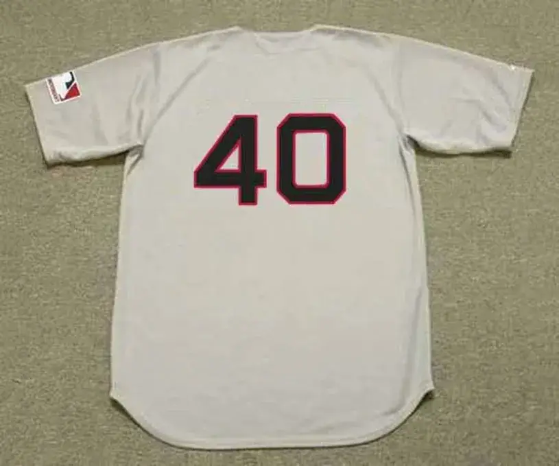 KEN HARRELSON Boston Red Sox 1969 Away Majestic Throwback Baseball Jersey