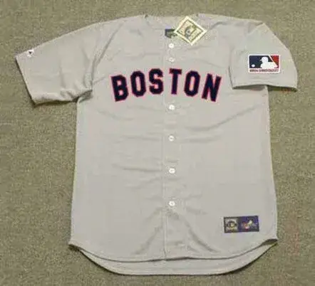 KEN HARRELSON Boston Red Sox 1969 Away Majestic Throwback Baseball Jersey 