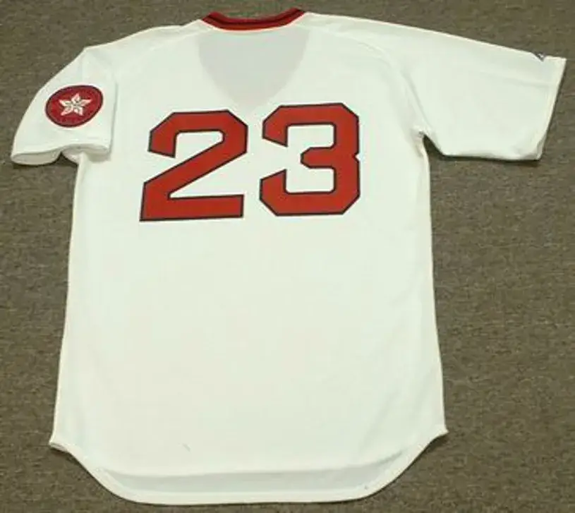 LUIS TIANT Boston Red Sox 1975 Majestic Cooperstown Home Throwback Baseball Jersey 