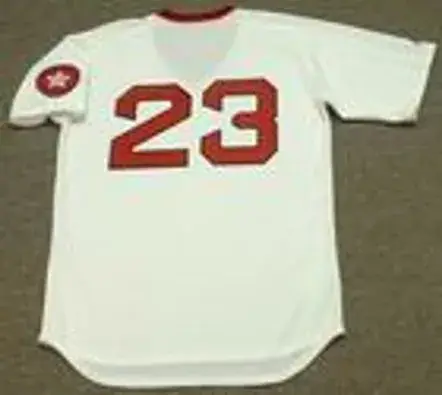 LUIS TIANT Boston Red Sox 1975 Majestic Cooperstown Home Throwback Baseball Jersey 