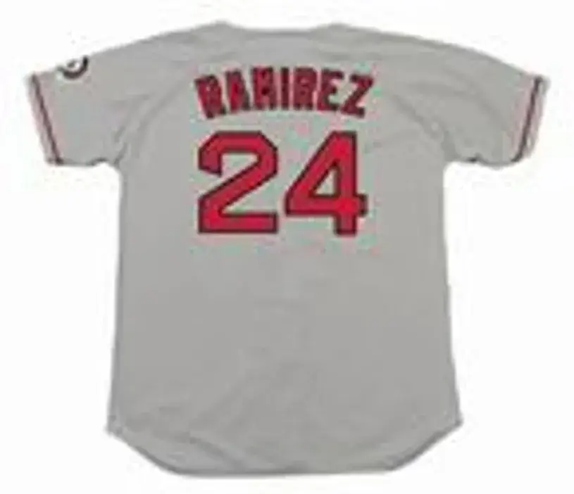 MANNY RAMIREZ Boston Red Sox 2004 Majestic Throwback Away Baseball Jersey 