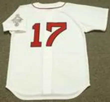 MARTY BARRETT Boston Red Sox 1987 Majestic Throwback Home Baseball Jersey 