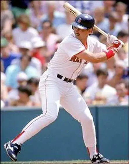 MIKE GREENWELL Boston Red Sox 1987 Majestic Throwback Home Baseball Jersey 