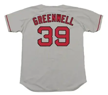 MIKE GREENWELL Boston Red Sox 1993 Majestic Throwback Away Baseball Jersey 