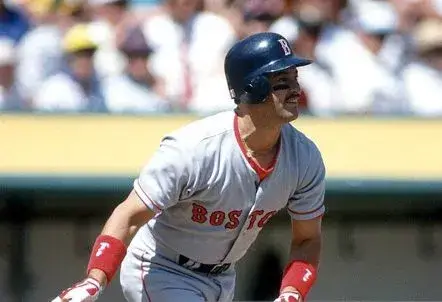 MIKE GREENWELL Boston Red Sox 1993 Majestic Throwback Away Baseball Jersey 