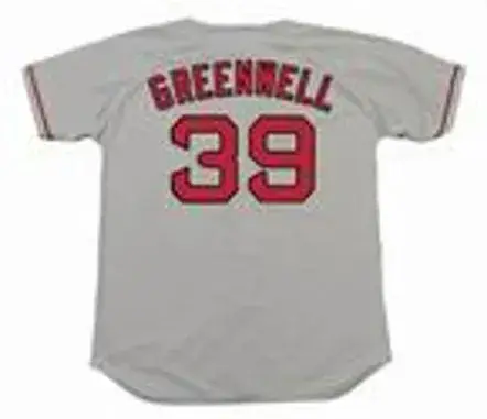 MIKE GREENWELL Boston Red Sox 1993 Majestic Throwback Away Baseball Jersey 