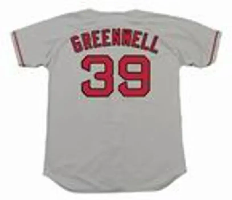 MIKE GREENWELL Boston Red Sox 1993 Majestic Throwback Away Baseball Jersey 