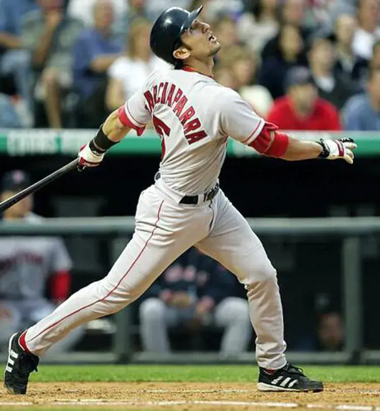 NOMAR GARCIAPARRA Boston Red Sox 1999 Majestic Throwback Away Baseball Jersey 