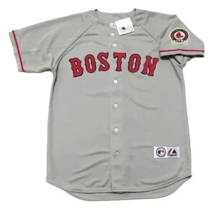 PEDRO MARTINEZ Boston Red Sox 2004 Away Majestic Baseball Throwback Jersey