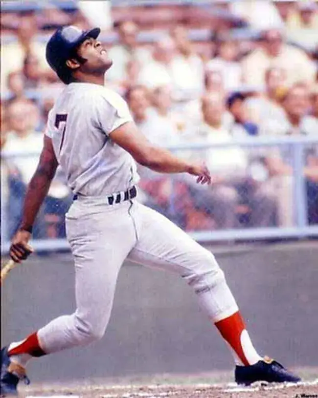 REGGIE SMITH Boston Red Sox 1967 Away Majestic Throwback Baseball Jersey 