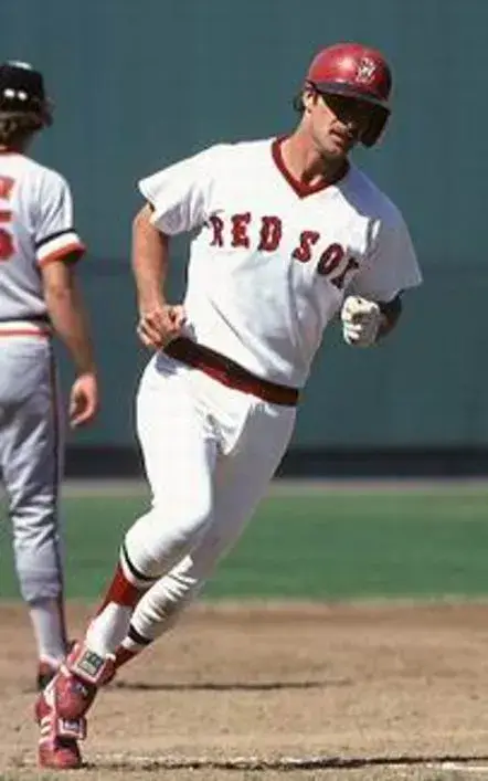 RICK BURLESON Boston Red Sox 1975 Majestic Cooperstown Throwback Baseball Jersey 