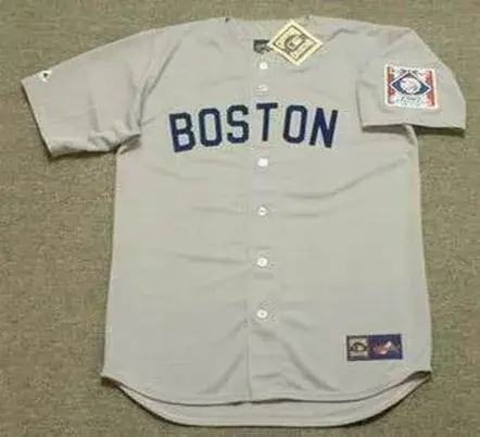 TED WILLIAMS Boston Red Sox 1939 Away Majestic Throwback Baseball Jersey